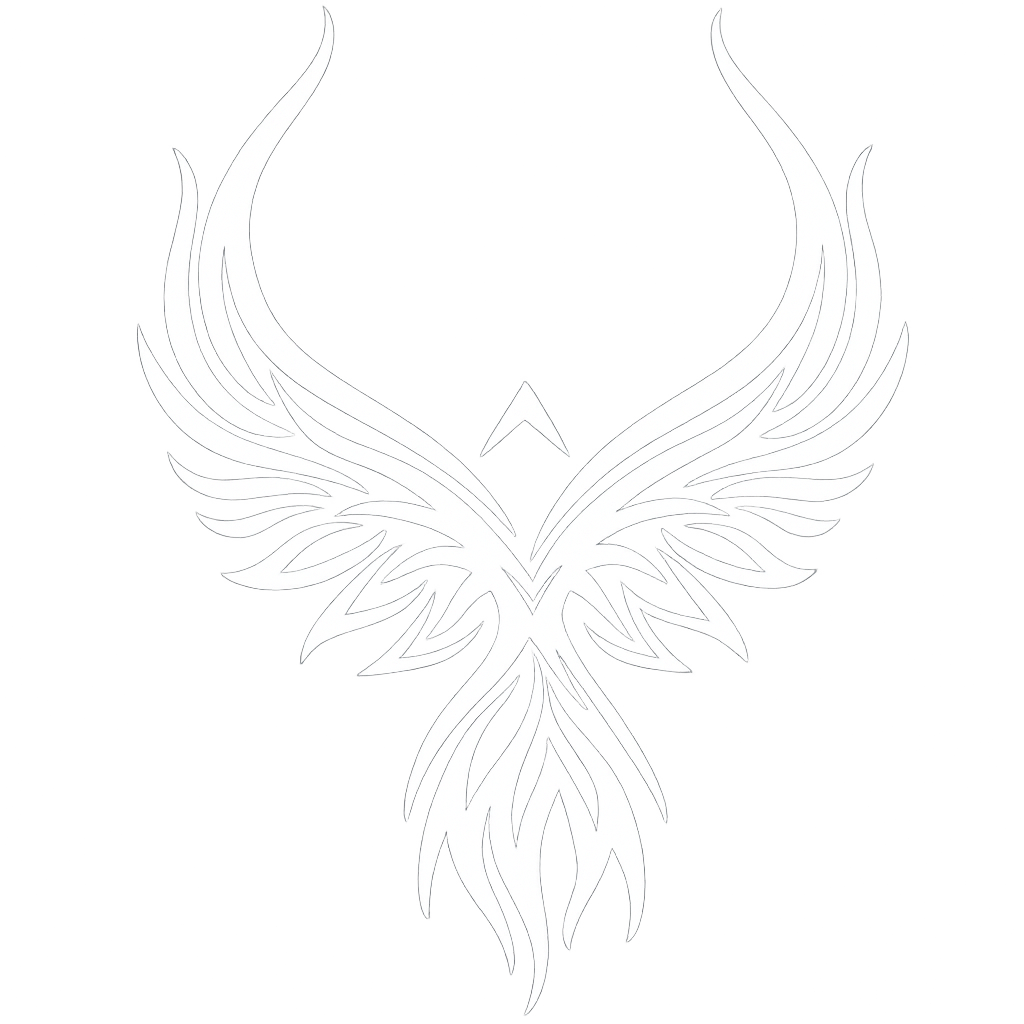 Phoenix line art